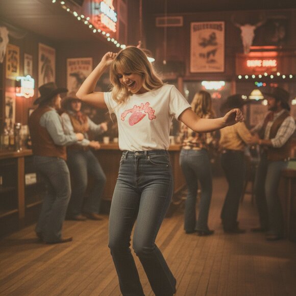 Howdy Cowgirl Graphic Tee Western Kitschy Super Soft T-Shirt Coquette Vintage - Picture 2 of 5